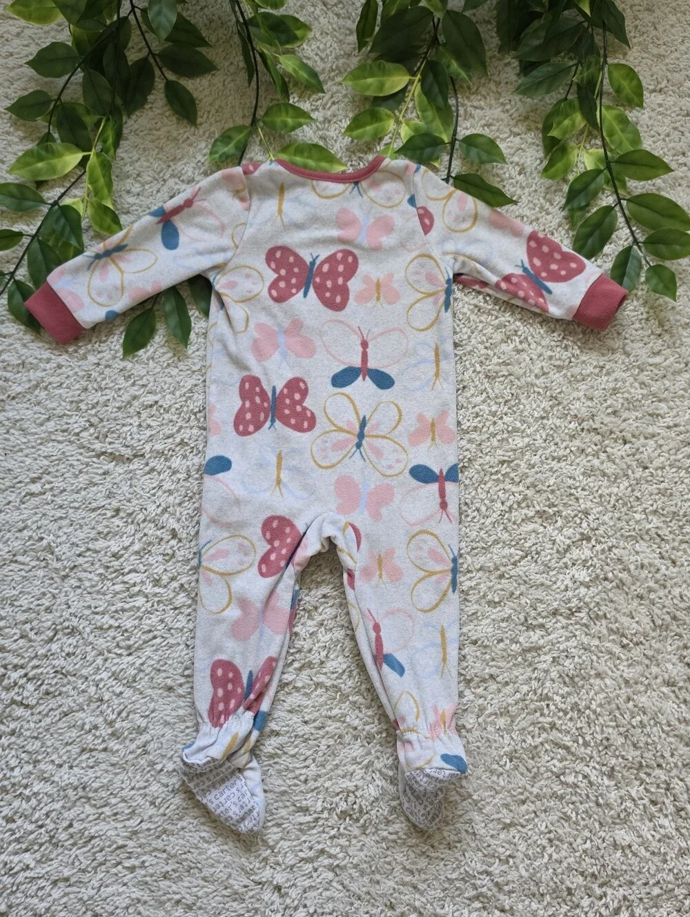 Baby Girl Butterfly Sleeper (9-12 Months)